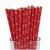 Red & White Snowflakes Paper Drinking Straws (250)