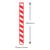 Red & White Stripe Jumbo Paper Straws (250)