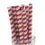 Red & White Stripe Jumbo Paper Straws (250)