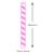Pink & White Stripe Paper Drinking Straws (250)